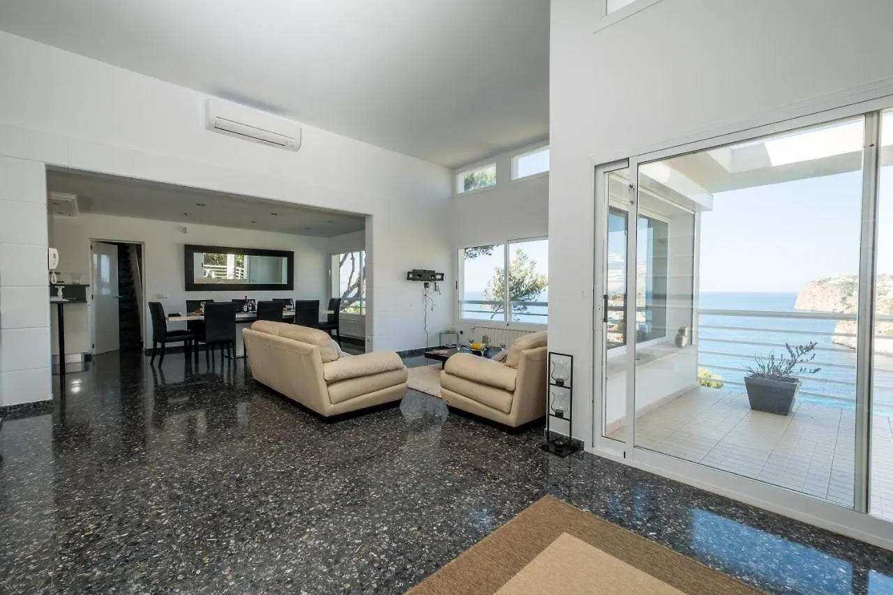 Villa Alegria With Pool & Sea View Cala Llamp In Port 安德拉特斯