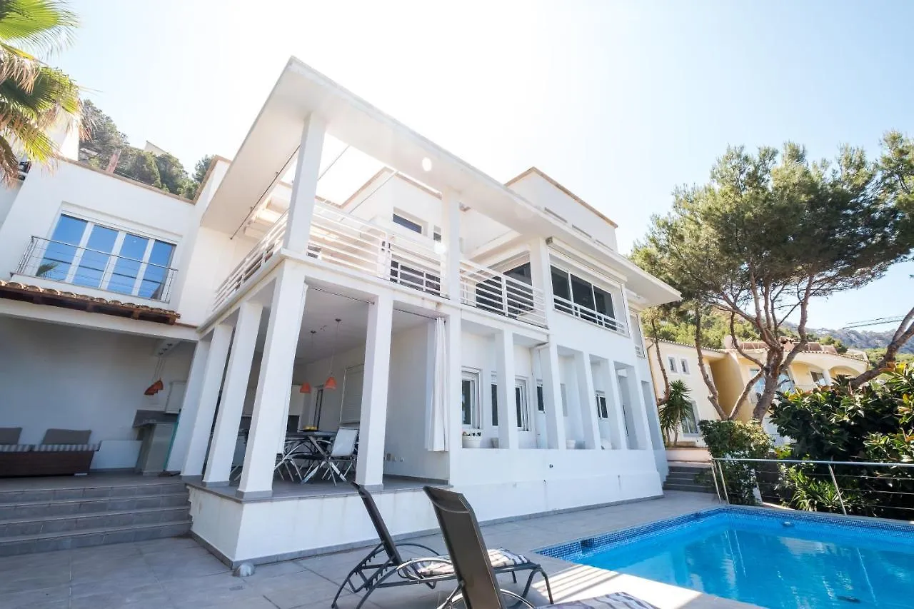 Villa Alegria With Pool & Sea View Cala Llamp In Port 安德拉特斯